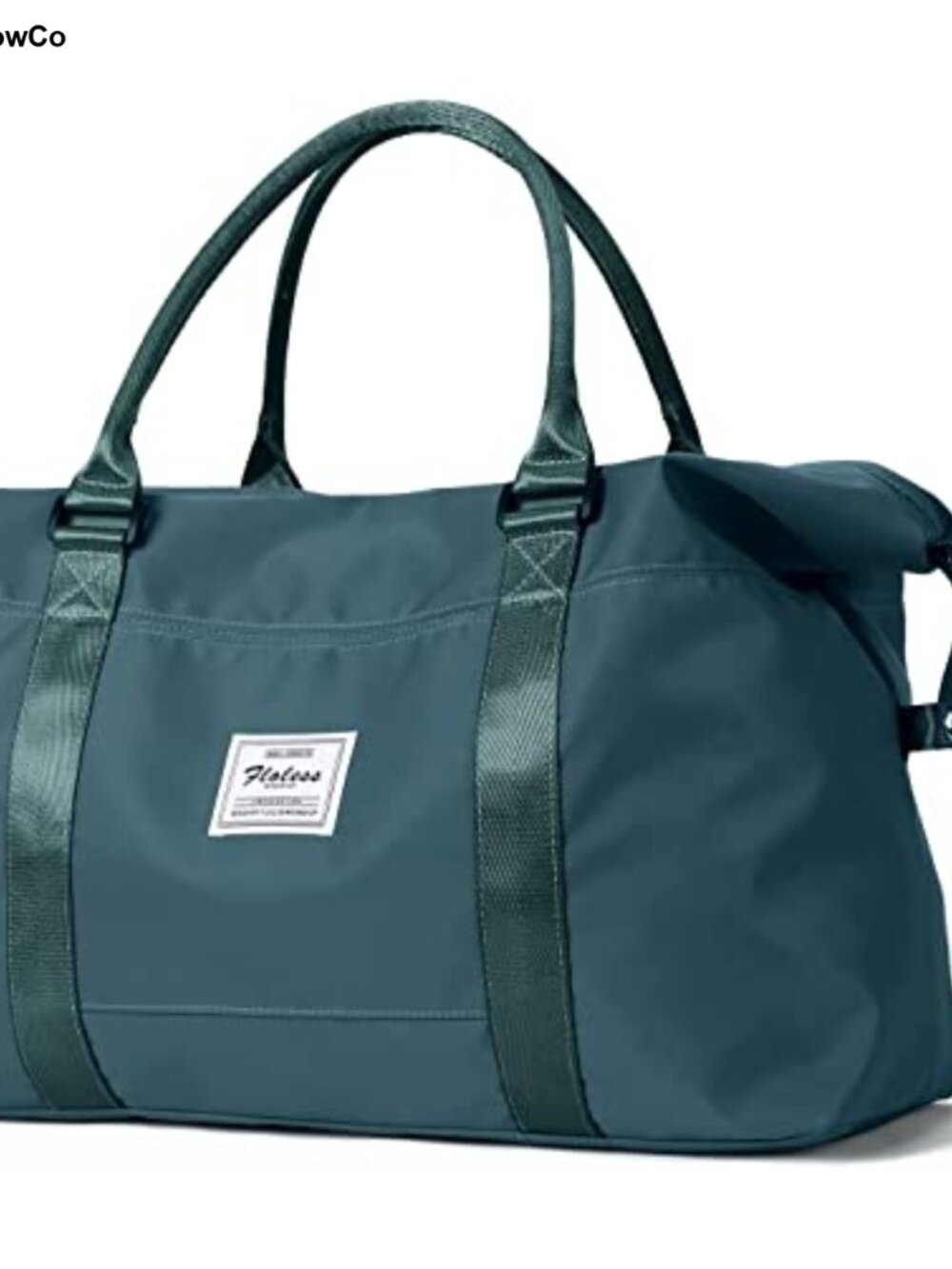 Water Resistant Nylon Gym Duffle Bag with Dry Wet Pocket, Airplane Carry On,